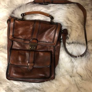 Fossil Cognac Engineer Bag